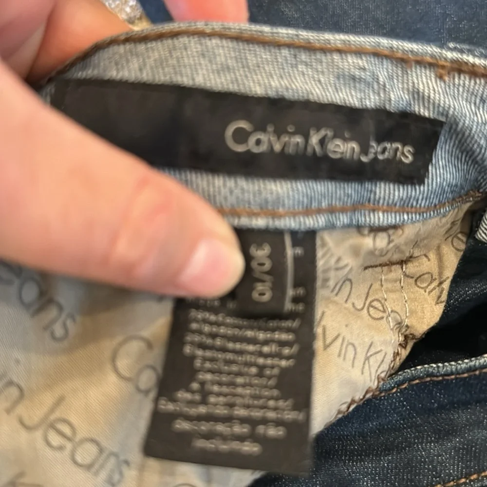 Calvin Klein shape wear dark blue boot cut jeans size 10 - Picture 8 of 9